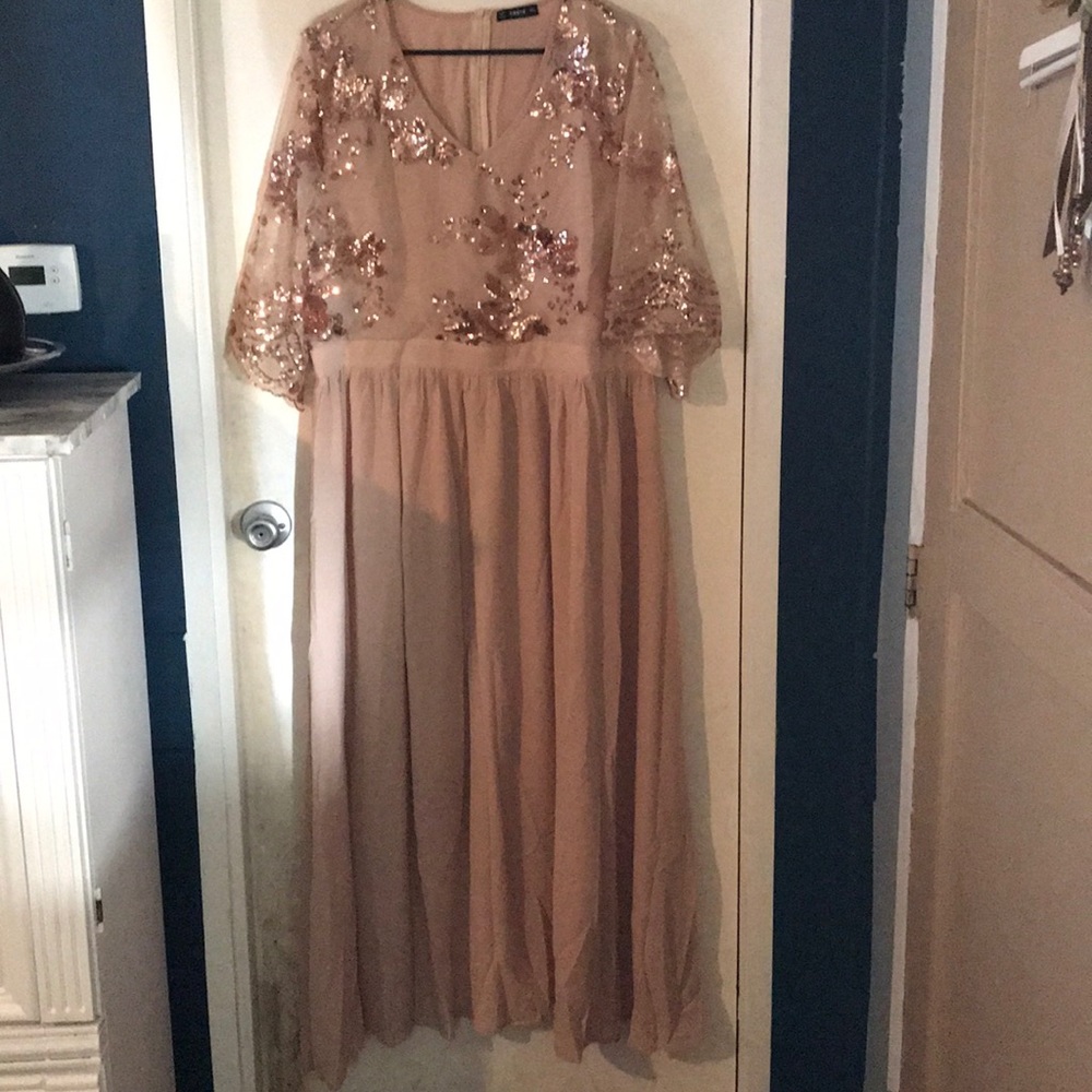 Rose Gold Sequin Dress